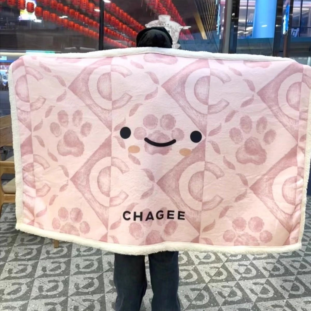Original CHAGEE Bes-tea Plushie! 霸王茶姬好朋友系列小号中号毛绒杯盲盒盖毯代购公仔玩偶周边