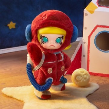 Original POP MART MOLLY Hello, Moon 1/8 Action Figure 泡泡玛