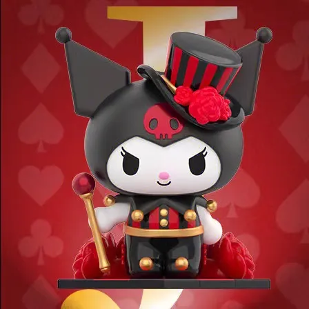 Original TOPTOY Sanrio Kuromi Poker Kingdom Series Blind Box 三丽鸥酷洛米扑克王国盲盒套装全套手办公仔