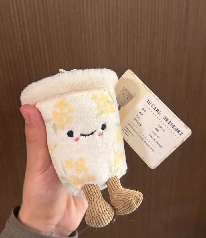 Original CHAGEE Bes-tea Plushie! 霸王茶姬好朋友系列小号中号毛绒杯盲盒盖毯代购公仔玩偶周边