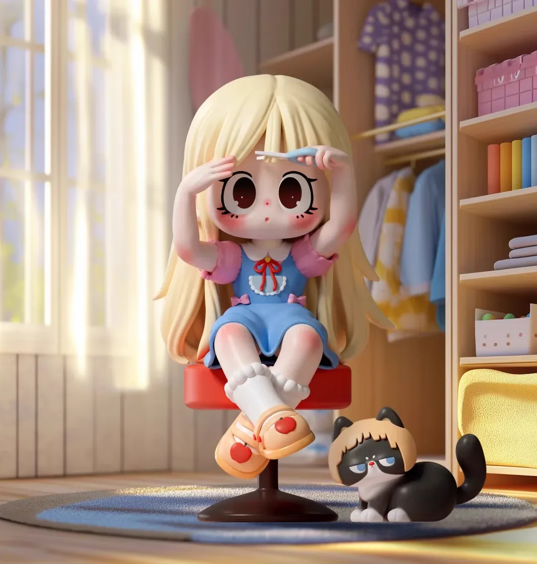 Original Milay Daily Times Series 3 Blind Box 蜜啦三代慵懒时光系列盲盒可爱公仔潮玩手办桌面摆件礼物女