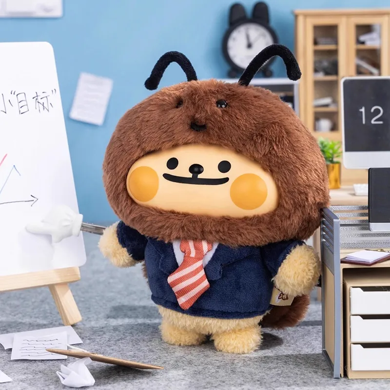 Original BEAR IS BUG I Have A Dream Series Blind Box 小熊虫抽象虫生系列搪胶挂件毛绒盲盒手办潮玩周边公仔生日礼物女
