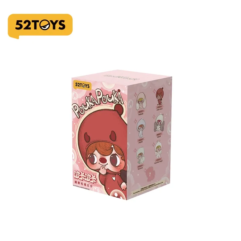 Original 52TOYS Pouka Pouka Series Blind Box 波卡波卡系列搪胶毛绒盲盒