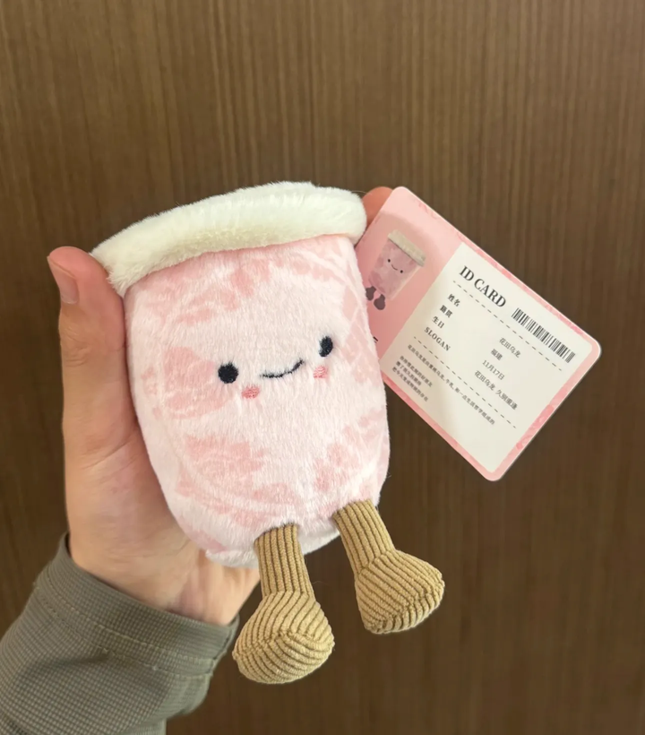 Original CHAGEE Bes-tea Plushie! 霸王茶姬好朋友系列小号中号毛绒杯盲盒盖毯代购公仔玩偶周边