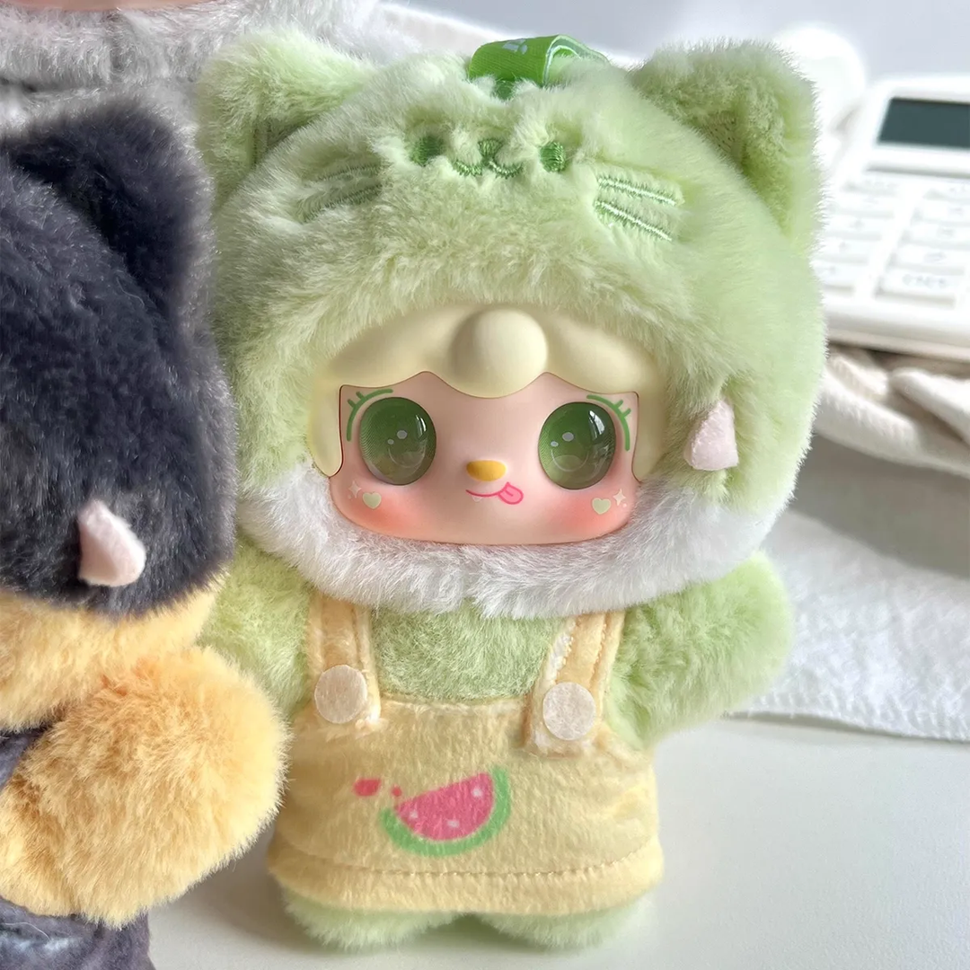Original Yooki Meow Meow Summer Party Series Plush Blind Box 氧氧喵喵夏日派对盲盒毛绒玩偶