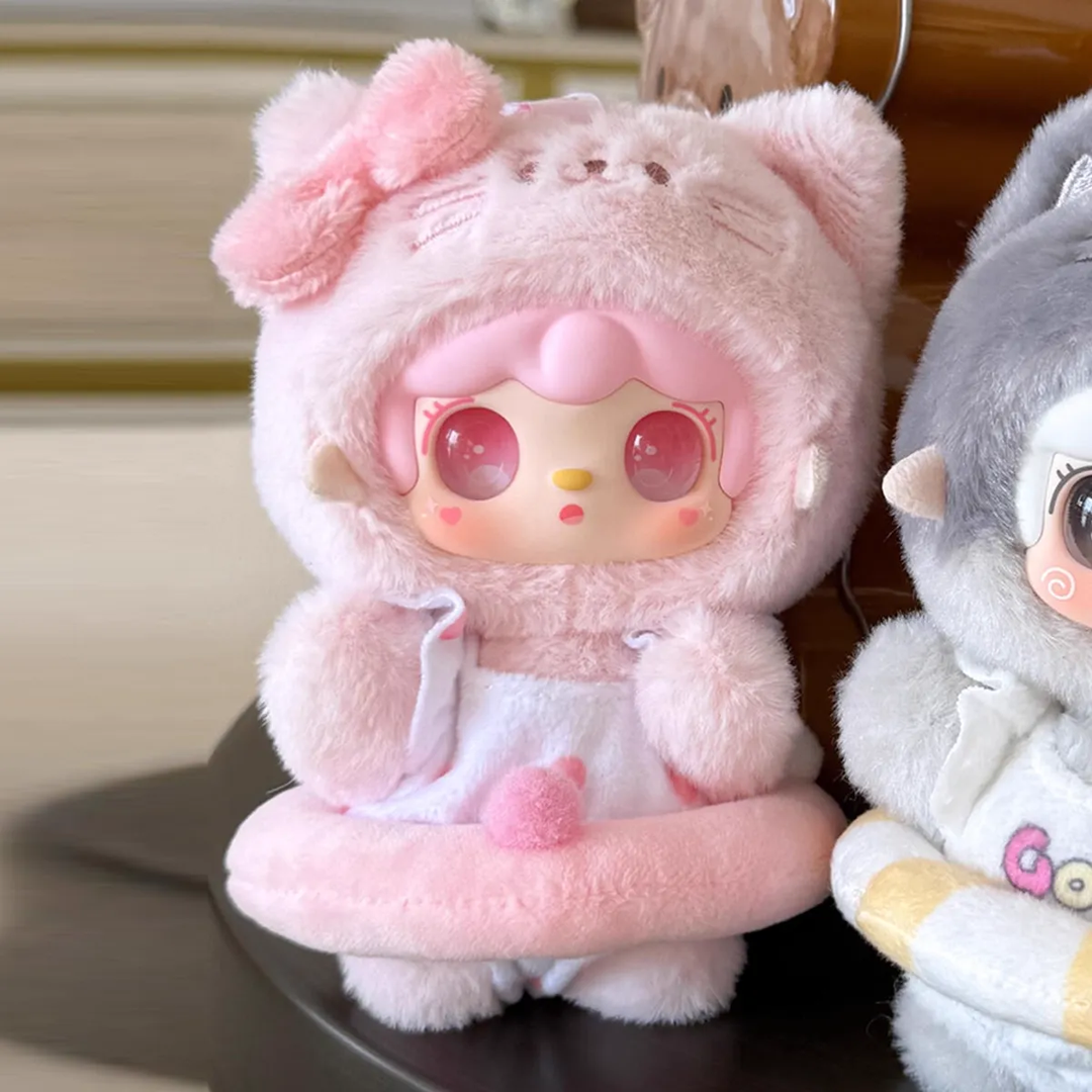 Original Yooki Meow Meow Summer Party Series Plush Blind Box 氧氧喵喵夏日派对盲盒毛绒玩偶