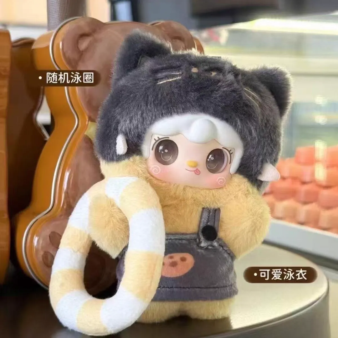 Original Yooki Meow Meow Summer Party Series Plush Blind Box 氧氧喵喵夏日派对盲盒毛绒玩偶
