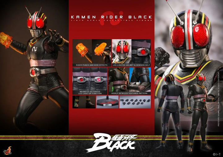 【Pre order】HOTTOYS - PVC Masked Rider Black Kamen Rioer Black