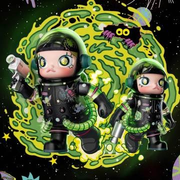 Original POP MART MEGA SPACE MOLLY 1000% Rick and Morty 泡泡玛特1000%瑞克和莫蒂大娃