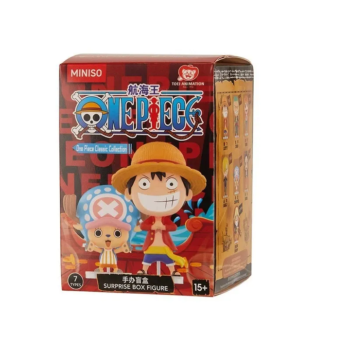 Original MINISO One Piece Classic Character Series Blind Box 名创优品海贼王路飞索隆航海王经典角色系列手办盲盒