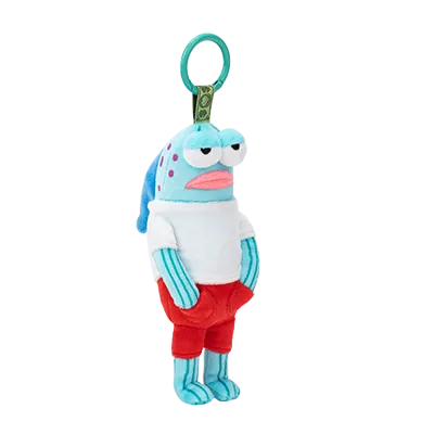Original POPMART Bikini Bottom Buddies - Whimsical Plush 泡泡玛特海绵宝宝共鸣比奇堡的居民们搞怪毛绒盲盒挂件礼