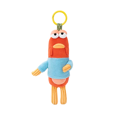 Original POPMART Bikini Bottom Buddies - Whimsical Plush 泡泡玛特海绵宝宝共鸣比奇堡的居民们搞怪毛绒盲盒挂件礼