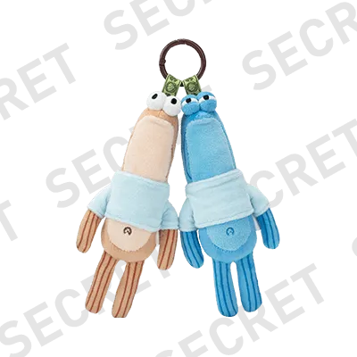 Original POPMART Bikini Bottom Buddies - Whimsical Plush 泡泡玛特海绵宝宝共鸣比奇堡的居民们搞怪毛绒盲盒挂件礼