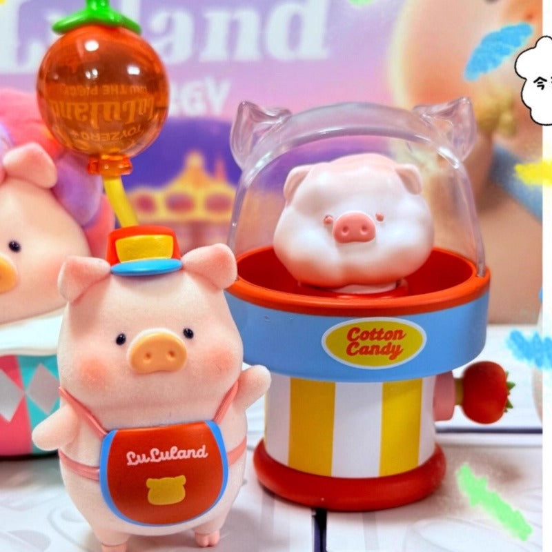 Original TOYZEROPLUS LuLuLand Series Blind Box 零加TOYZERO罐头猪LuLu猪缤纷乐园盲盒系列潮玩摆件手办玩具公仔