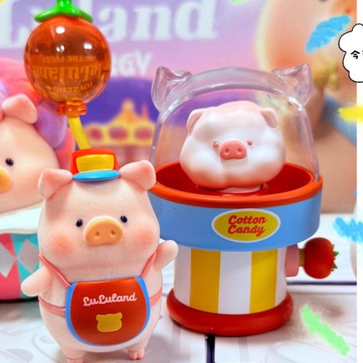 Original TOYZEROPLUS LuLuLand Series Blind Box 零加TOYZERO罐头猪LuLu猪缤纷乐园盲盒系列潮玩摆件手办玩具公仔