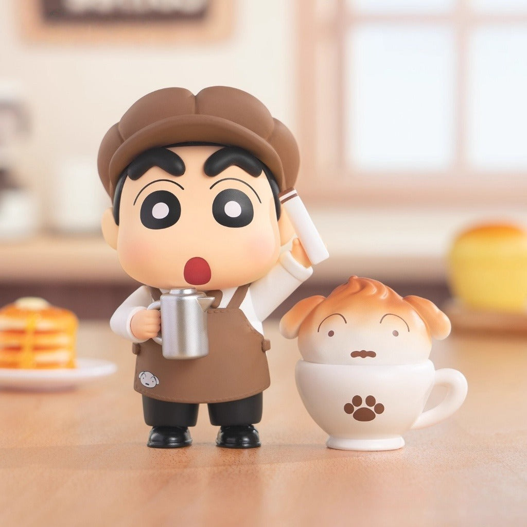 Original TOPTOY Crayon Shin-chan Delicious Kasukabe Blind Box蜡笔小新美味春日部盲盒可爱小新小白手办桌面摆件生日礼物