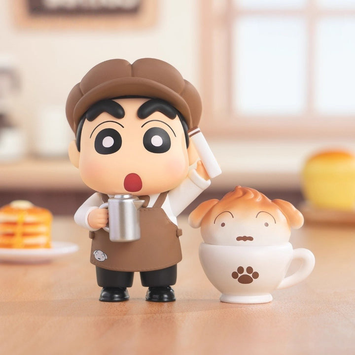 Original TOPTOY Crayon Shin-chan Delicious Kasukabe Blind Box蜡笔小新美味春日部盲盒可爱小新小白手办桌面摆件生日礼物