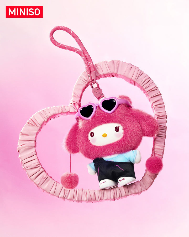 Original MINISO HELLO KITTY POP STAR Series Plush Blind Box Hello Kitty Popstar系列搪胶毛绒盲盒凯蒂猫潮流盲盒
