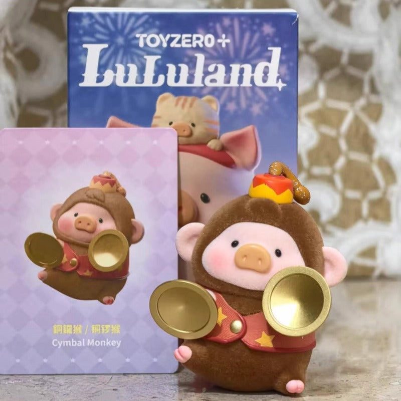 Original TOYZEROPLUS LuLuLand Series Blind Box 零加TOYZERO罐头猪LuLu猪缤纷乐园盲盒系列潮玩摆件手办玩具公仔