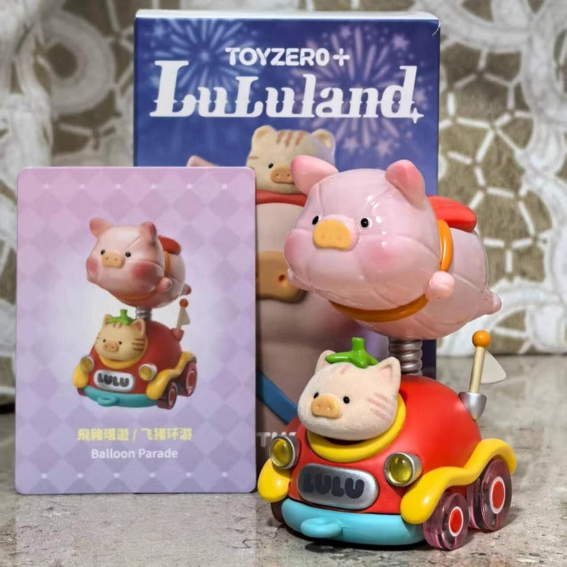 Original TOYZEROPLUS LuLuLand Series Blind Box 零加TOYZERO罐头猪LuLu猪缤纷乐园盲盒系列潮玩摆件手办玩具公仔