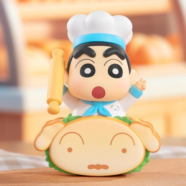 Original TOPTOY Crayon Shin-chan Delicious Kasukabe Blind Box蜡笔小新美味春日部盲盒可爱小新小白手办桌面摆件生日礼物