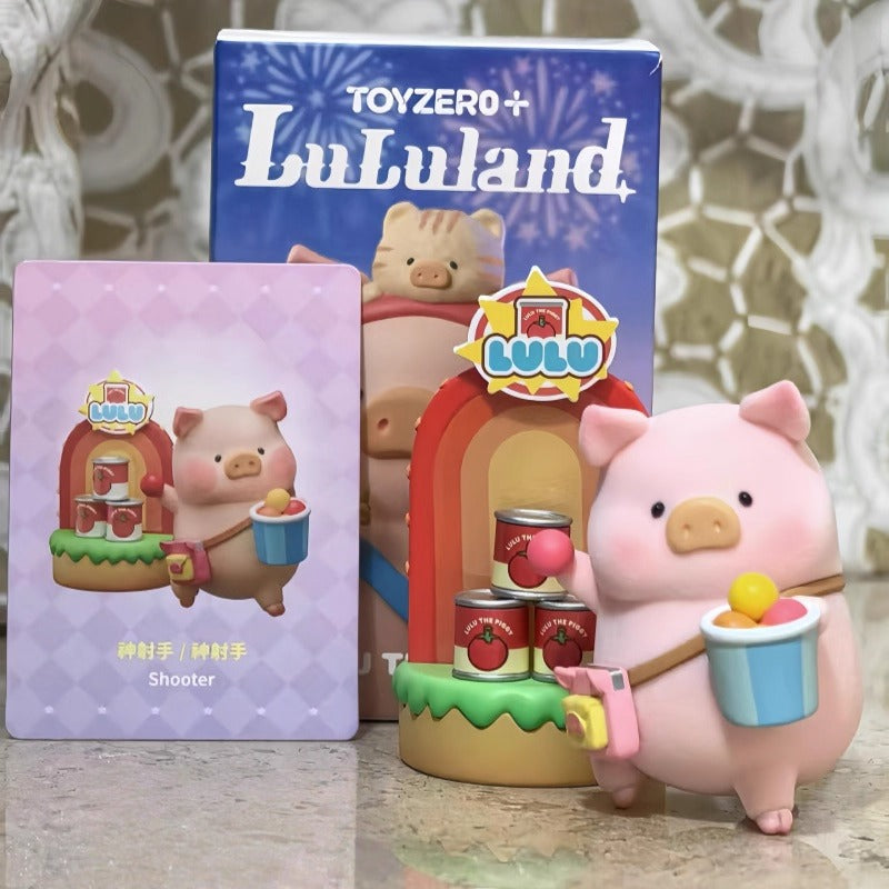 Original TOYZEROPLUS LuLuLand Series Blind Box 零加TOYZERO罐头猪LuLu猪缤纷乐园盲盒系列潮玩摆件手办玩具公仔