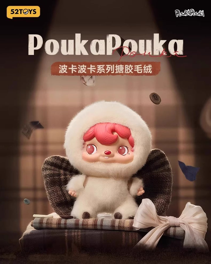 Original 52TOYS Pouka Pouka Series Blind Box 波卡波卡系列搪胶毛绒盲盒