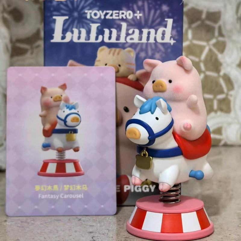 Original TOYZEROPLUS LuLuLand Series Blind Box 零加TOYZERO罐头猪LuLu猪缤纷乐园盲盒系列潮玩摆件手办玩具公仔