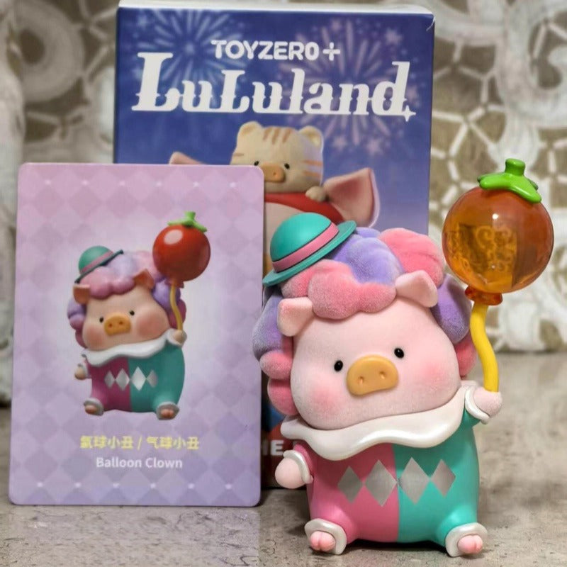 Original TOYZEROPLUS LuLuLand Series Blind Box 零加TOYZERO罐头猪LuLu猪缤纷乐园盲盒系列潮玩摆件手办玩具公仔
