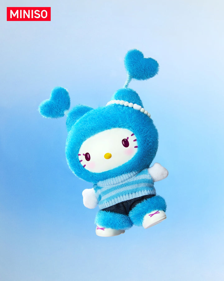 Original MINISO HELLO KITTY POP STAR Series Plush Blind Box Hello Kitty Popstar系列搪胶毛绒盲盒凯蒂猫潮流盲盒