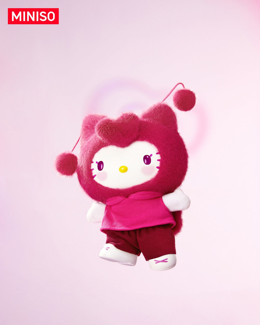 Original MINISO HELLO KITTY POP STAR Series Plush Blind Box Hello Kitty Popstar系列搪胶毛绒盲盒凯蒂猫潮流盲盒
