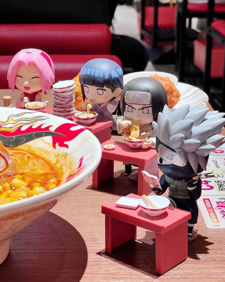 Original BN Figure Q Naruto Shippuden Ramen Series Blind Box 正品万代火影忍者疾风传拉面盲盒主题Q版桌面摆件男礼物鸣人佐助