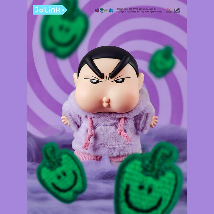 Original JOLINK Crayon Shin-Chan Emotional Dopamine Series Blind Boxe 正版蜡笔小新盲盒情绪多巴胺搪胶毛绒挂件周边潮玩手办公仔女礼物