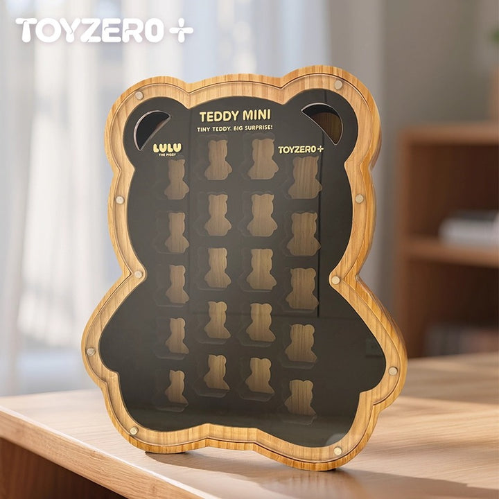 Original TOYZEROPLUS LuLu the Piggy Teddy MINI Limited Edition & Wooden Display 泰迪萌粒限定吊卡手办玩具摆件