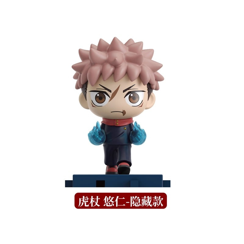Original EAKI Jujutsu Kaisen Step by Step Series 2 Blind Box EAKI咒术回战跨步走盲盒五条悟公仔手办潮玩Q版人偶桌面礼物摆件