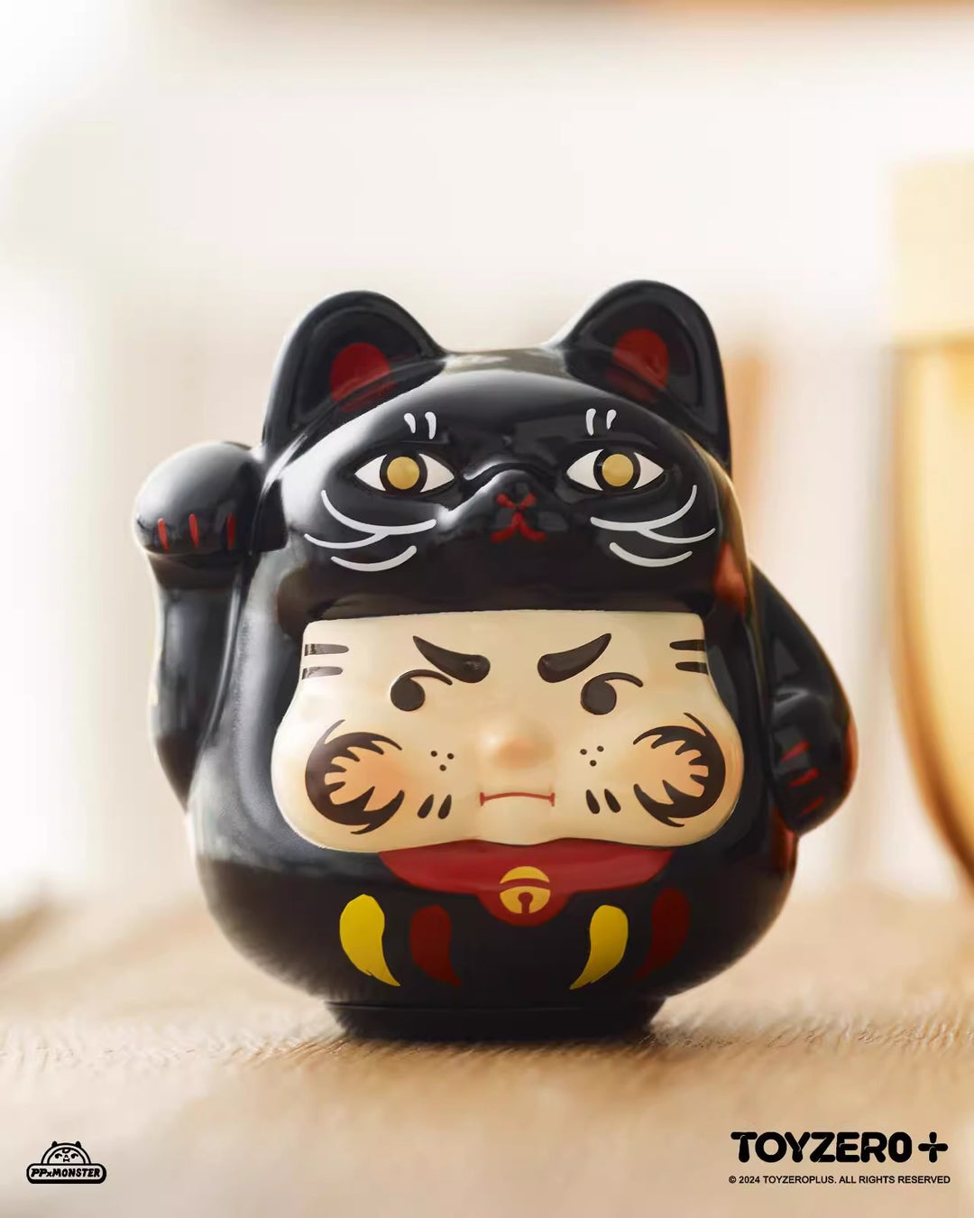 Original TOYZEROPLUS PP X Monster Kitten Lucky Series Blind Box 招招好运小猫盲盒手办招财猫摆件礼物