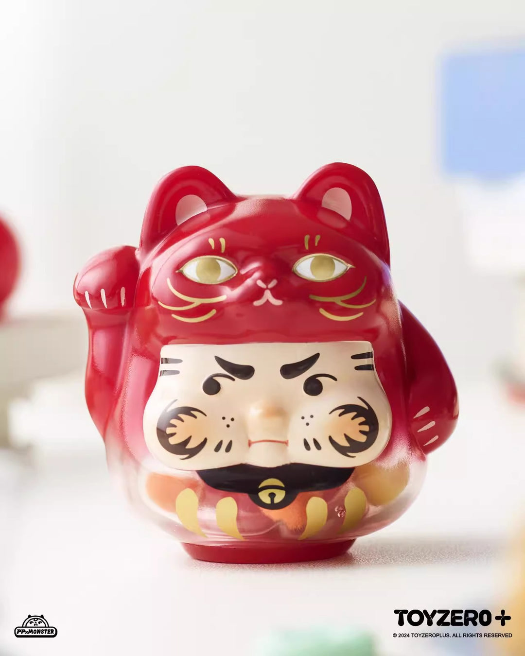 Original TOYZEROPLUS PP X Monster Kitten Lucky Series Blind Box 招招好运小猫盲盒手办招财猫摆件礼物
