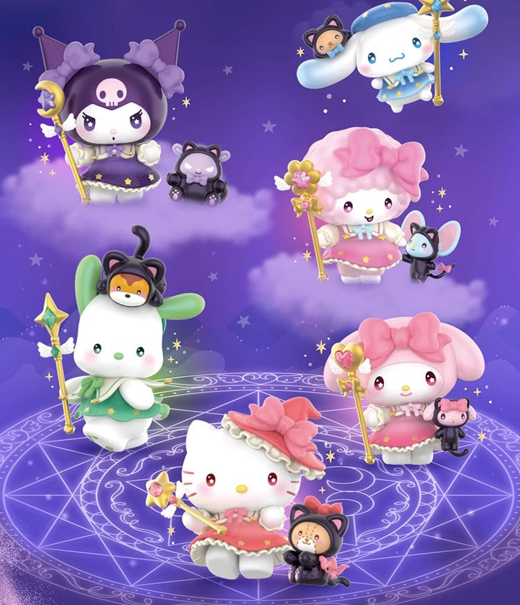Original TOPTOY Sanrio Characters Starry Night Party Magician Blind Box 三丽鸥星夜派对魔法师系列手办酷洛米盲盒