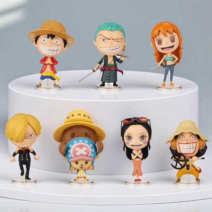 Original MINISO One Piece Classic Character Series Blind Box 名创优品海贼王路飞索隆航海王经典角色系列手办盲盒