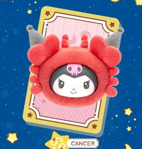 Original TOPTOY Kuromi Twelve Constellation Vinyl Plush Series Blind Box 库洛米十二星座玩偶毛绒搪胶盲盒