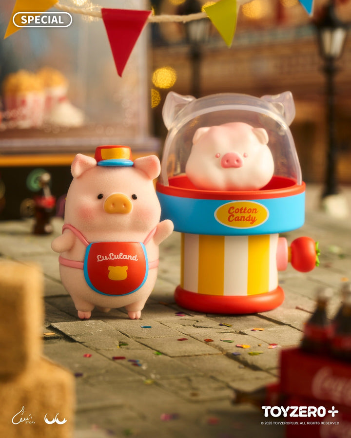 Original TOYZEROPLUS LuLuLand Series Blind Box 零加TOYZERO罐头猪LuLu猪缤纷乐园盲盒系列潮玩摆件手办玩具公仔