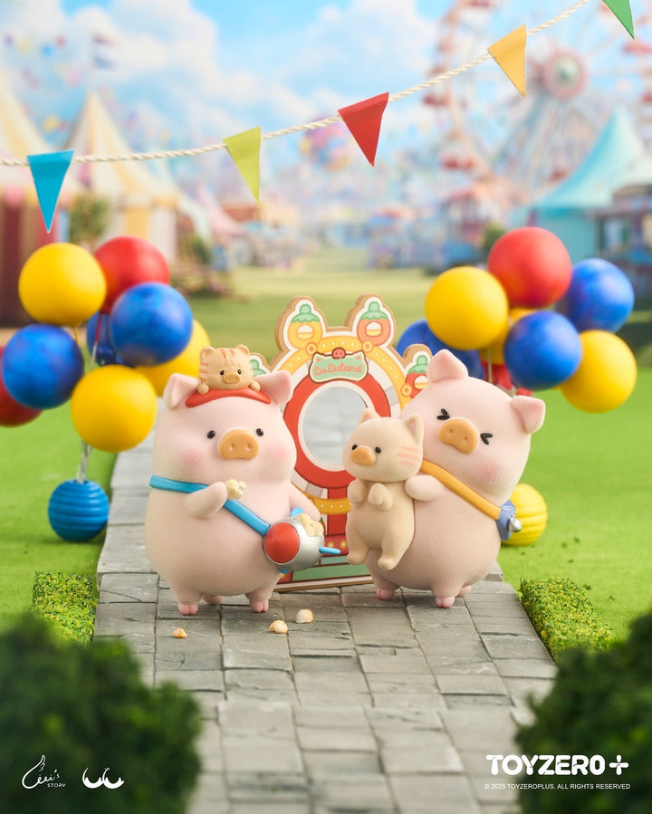 Original TOYZEROPLUS LuLuLand Series Blind Box 零加TOYZERO罐头猪LuLu猪缤纷乐园盲盒系列潮玩摆件手办玩具公仔