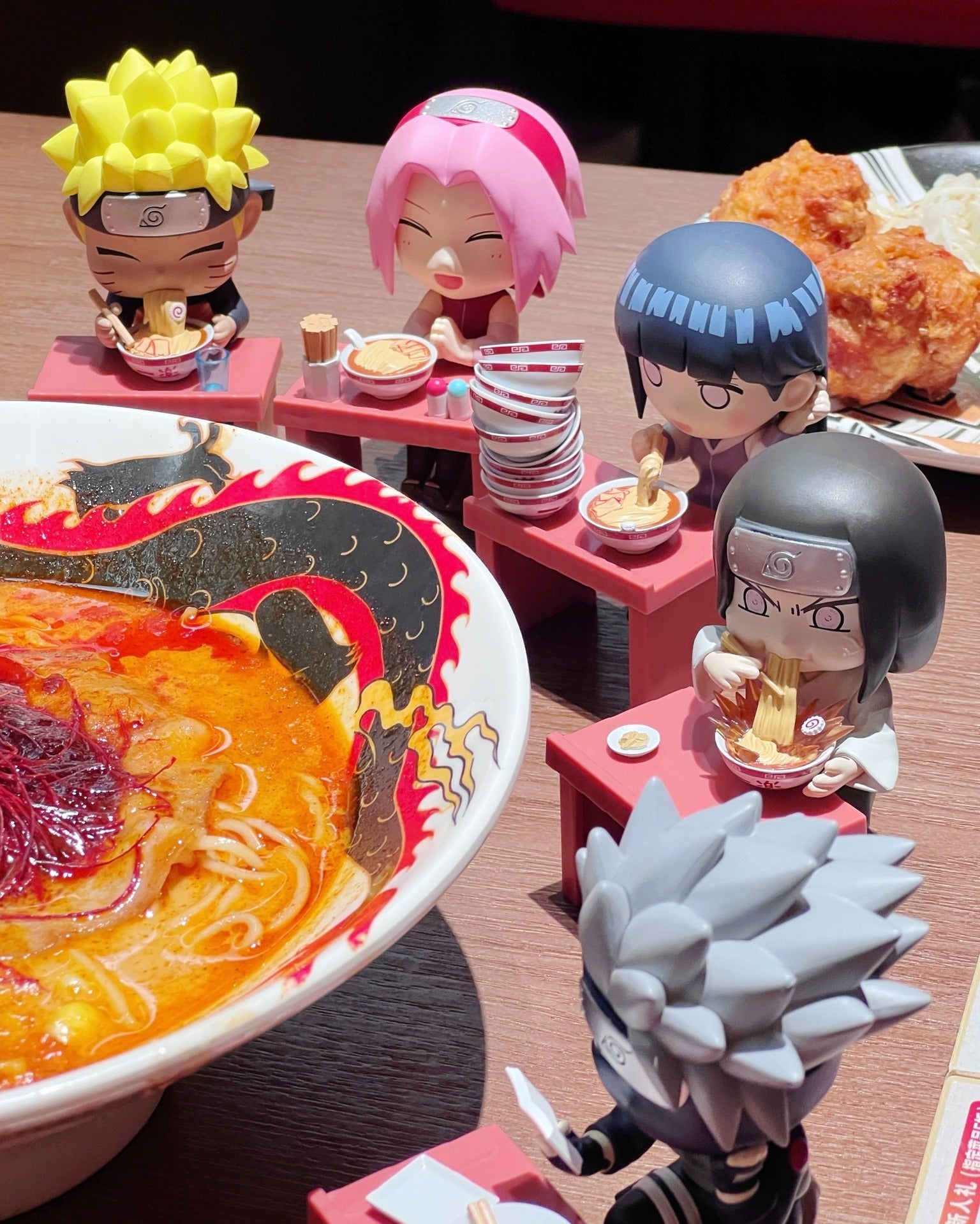 Original BN Figure Q Naruto Shippuden Ramen Series Blind Box 正品