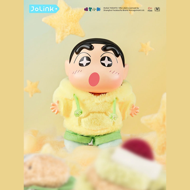 Original JOLINK Crayon Shin-Chan Emotional Dopamine Series Blind Boxe 正版蜡笔小新盲盒情绪多巴胺搪胶毛绒挂件周边潮玩手办公仔女礼物