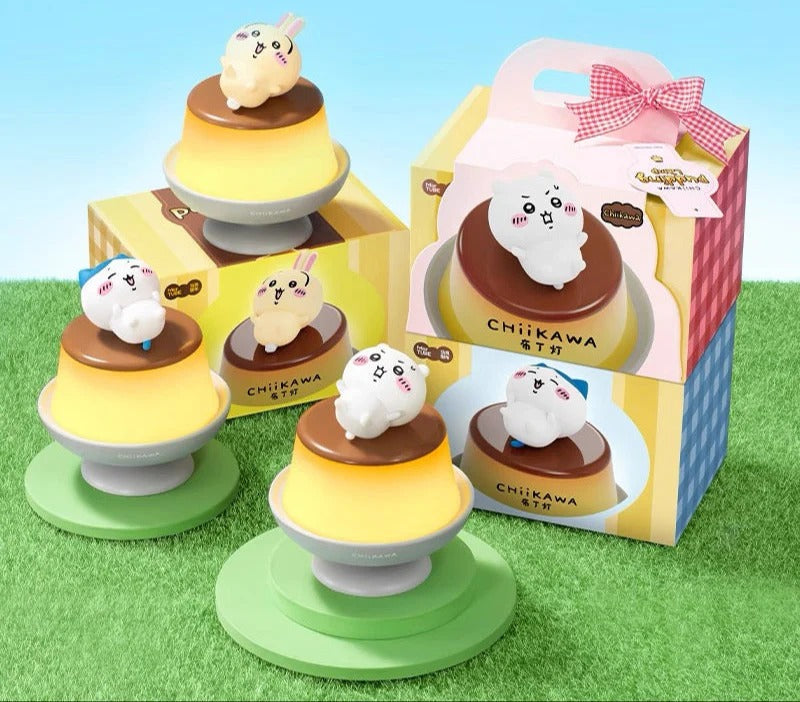 Original MARTUBE ChiiKAWA Pudding Lamp 马克图布Chiikawa吉伊卡哇布丁小夜灯卧室床头氛围台灯生日礼物女