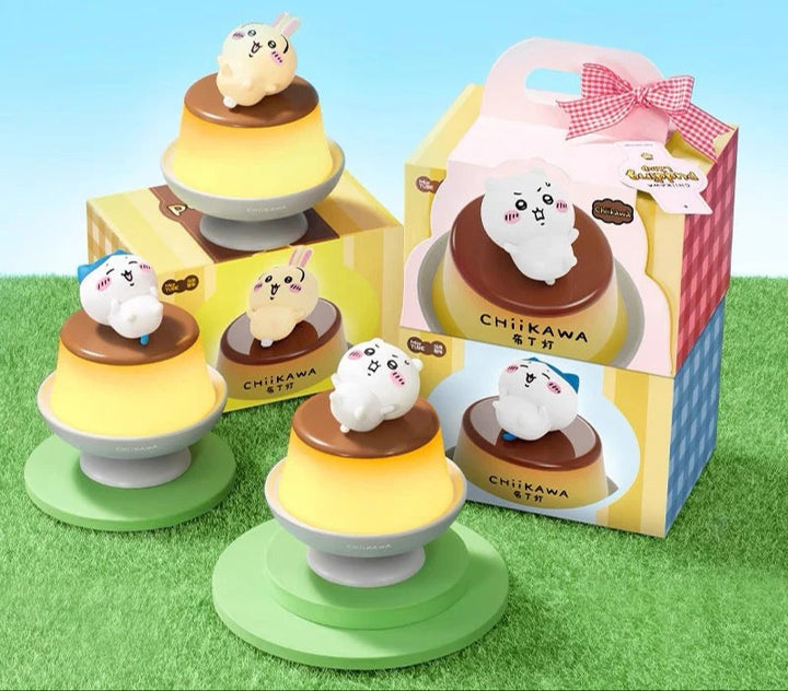 Original MARTUBE ChiiKAWA Pudding Lamp 马克图布Chiikawa吉伊卡哇布丁小夜灯卧室床头氛围台灯生日礼物女