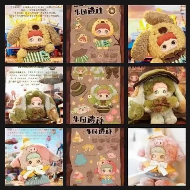 Original MayMei Paradise Relics Series 400% Plush Blind Box 霉霉乐园遗迹400%盲盒大体毛绒公仔玩偶女孩生日礼物