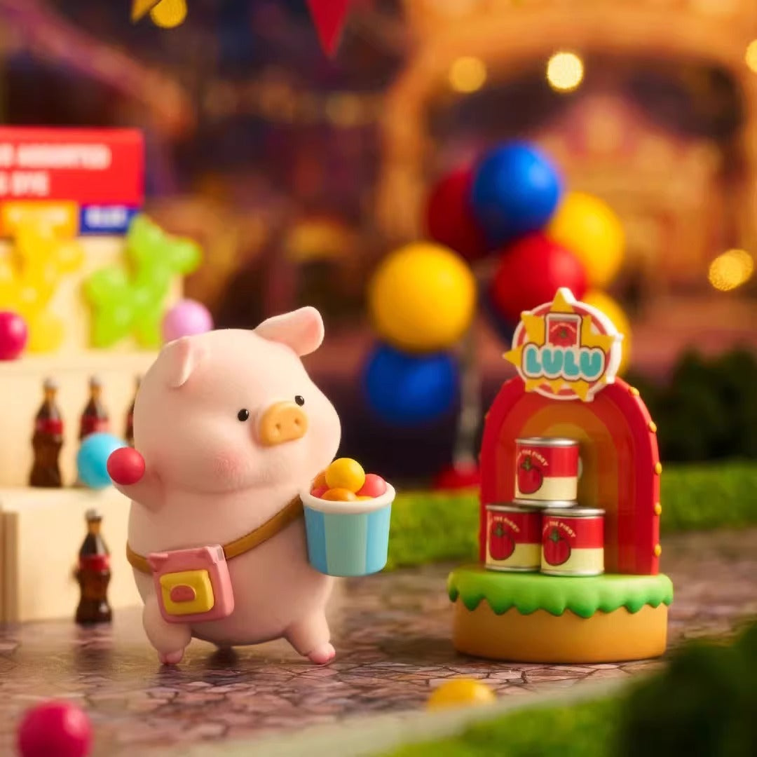 Original TOYZEROPLUS LuLuLand Series Blind Box 零加TOYZERO罐头猪LuLu猪缤纷乐园盲盒系列潮玩摆件手办玩具公仔