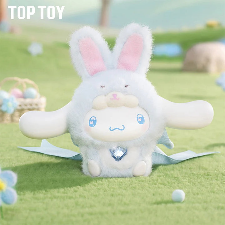 Original TOPTOY Sanrio Characters Diamond Bunny Baby Series Blind Box 三丽鸥钻石兔宝宝系列搪胶毛绒盲盒可爱挂件摆件生日礼物
