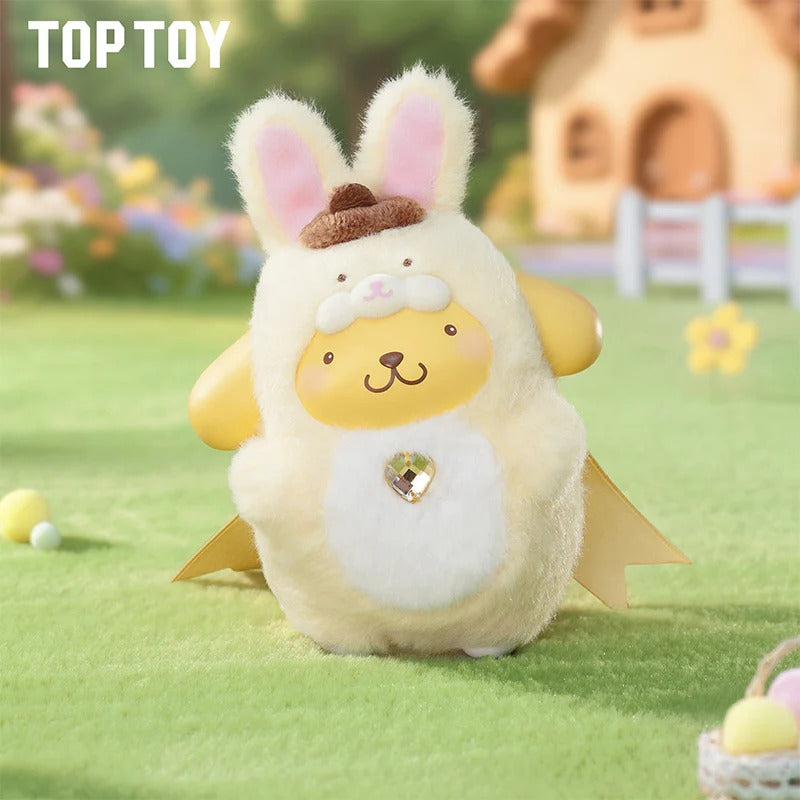 Original TOPTOY Sanrio Characters Diamond Bunny Baby Series Blind Box 三丽鸥钻石兔宝宝系列搪胶毛绒盲盒可爱挂件摆件生日礼物
